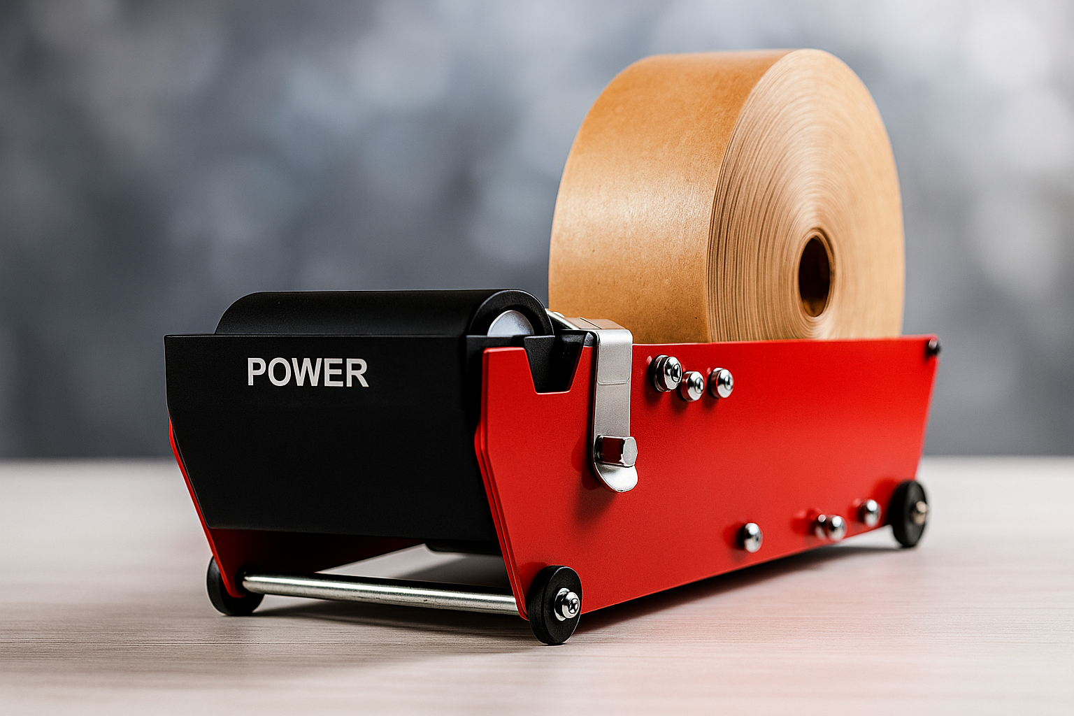 دستگاه آب چسب پاور – دستگاه آبچسب پاور انتخاب حرفه‌ای برای بسته‌بندی مطمئن | همراه با نوار و قطعات یدکی